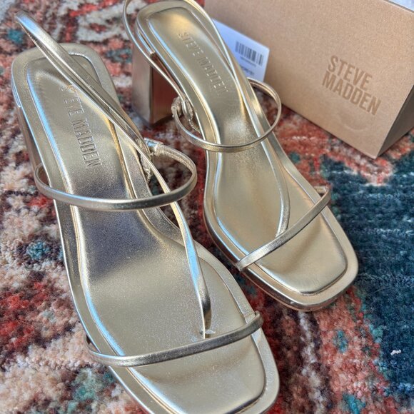 Gold Diora Steve Madden heels - Picture 4 of 5